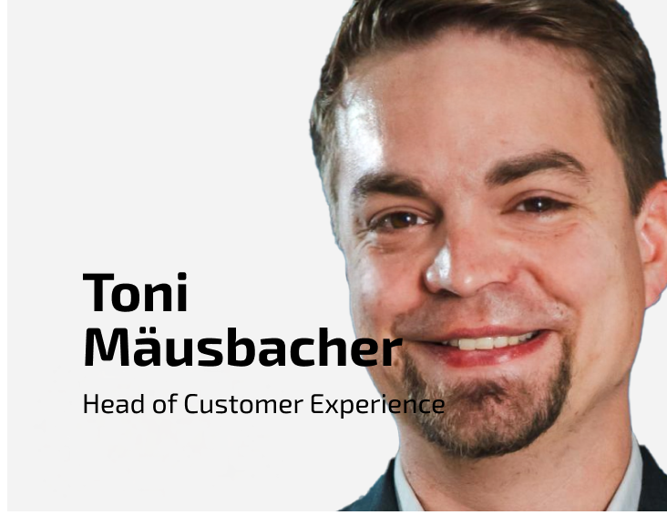 Toni Mäusbacher – Delvitech Head of Customer Experience Toni Mäusbacher, Head of Customer Experience @ Delvitech